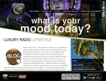 Tablet Screenshot of planetloungeradio.com